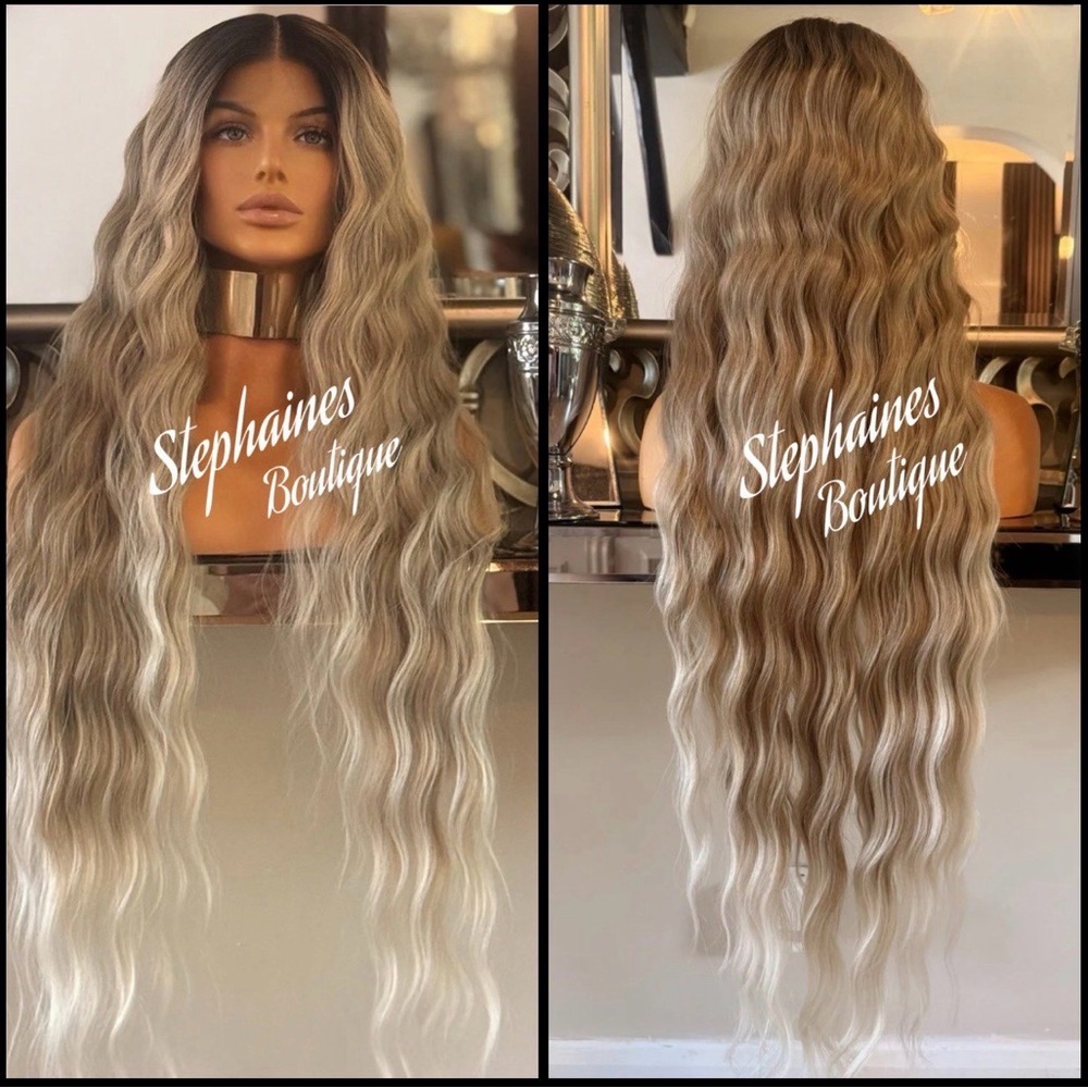 Human Hair Blended Lace Front Wig